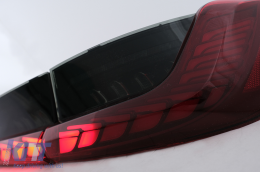 Full LED Taillights suitable for BMW 3 Series G20 G28 M3 G80 Sedan (2018-2022) Red Smoke with Dynamic Sequential Turning Light-image-6096538