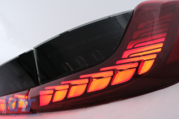 Full LED Taillights suitable for BMW 3 Series G20 G28 M3 G80 Sedan (2018-2022) Red Smoke with Dynamic Sequential Turning Light-image-6096539