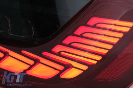 Full LED Taillights suitable for BMW 3 Series G20 G28 M3 G80 Sedan (2018-2022) Red Smoke with Dynamic Sequential Turning Light-image-6096541