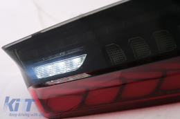 Full LED Taillights suitable for BMW 3 Series G20 G28 M3 G80 Sedan (2018-2022) Red Smoke with Dynamic Sequential Turning Light-image-6096551