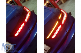 Full LED Taillights suitable for BMW 3 Series G20 G28 M3 G80 Sedan (2018-2022) Red Smoke with Dynamic Sequential Turning Light-image-6097859