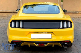 Full LED Taillights suitable for Ford Mustang VI S550 (2015-2019) Smoke Clear with Dynamic Sequential Turning Lights-image-6088464