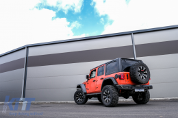 Full LED Taillights suitable for Jeep Wrangler IV JL/JLU (2018-up) RED with Dynamic StartUp and Sequential Turning Lights-image-6080364