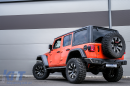 Full LED Taillights suitable for Jeep Wrangler IV JL/JLU (2018-up) RED with Dynamic StartUp and Sequential Turning Lights-image-6080365