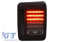 Full LED Taillights suitable for JEEP Wrangler Rubicon JK (2007-2017)-image-6022512