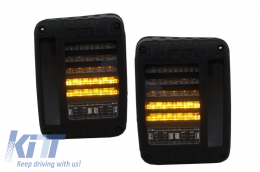 Full LED Taillights suitable for JEEP Wrangler Rubicon JK (2007-2017)-image-6022513