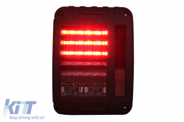 Full LED Taillights suitable for JEEP Wrangler Rubicon JK (2007-2017)-image-6104692