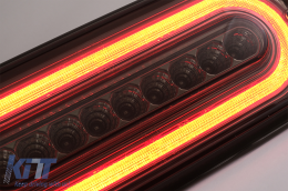 Full LED Taillights suitable for Mercedes G-Class W463 (1989-2017) with Dynamic Sequential Turning Signal Smoke-image-6086006