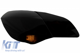 Full LED Taillights suitable for Opel Astra J (2009-2015) 5 Doors Hatchback Black Smoke-image-6053413