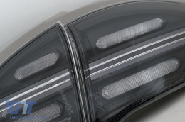 FULL LED taillights suitable for Porsche Cayenne 958 E2 92A Prefacelift (2010-2014) Black Smoke with Dynamic Indicators-image-6064695