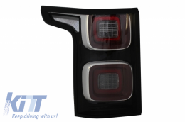 Full LED Taillights suitable for Range Rover Vogue L405 (2013-2017) Facelift Design Smoke-image-6047657