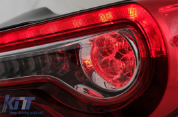 Full LED Taillights suitable for Toyota 86 (2012-2019) Subaru BRZ (2012-2018) Scion FR-S (2013-2016) with Sequential Dynamic Turning Lights-image-6068802