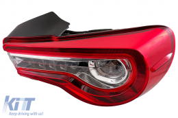 Full LED Taillights suitable for Toyota 86 (2012-2019) Subaru BRZ (2012-2018) Scion FR-S (2013-2016) with Sequential Dynamic Turning Lights-image-6068809