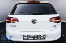 Full LED Taillights suitable for VW Golf 7 & 7.5 VII (2012-2019) Facelift Retrofit G7.5 Look Dynamic Sequential Turning Lights Dark Cherry Red-image-6077789