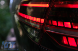 Full LED Taillights suitable for VW Golf 7 & 7.5 VII (2012-2019) Facelift Retrofit G7.5 Look Dynamic Sequential Turning Lights Dark Cherry Red-image-6094526