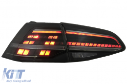 Full LED Taillights suitable for VW Golf 7 & 7.5 VII (2012-2020) Facelift Retrofit G7.5 Look Dynamic Sequential Turning Lights Smoke-image-6082980