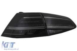 Full LED Taillights suitable for VW Golf 7 & 7.5 VII (2012-2020) Facelift Retrofit G7.5 Look Dynamic Sequential Turning Lights Smoke-image-6082987