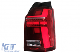 Full LED Taillights suitable for VW Transporter T6 (2015-2020) Dynamic Sequential Turning Light-image-6085715