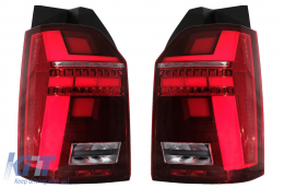 Full LED Taillights suitable for VW Transporter T6 (2015-2020) Dynamic Sequential Turning Light-image-6085716