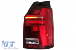 Full LED Taillights suitable for VW Transporter T6 (2015-2020) Dynamic Sequential Turning Light-image-6085721