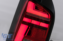 Full LED Taillights suitable for VW Transporter T6 (2015-2020) Dynamic Sequential Turning Light Red Clear-image-6100409