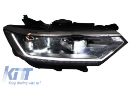 Full LED Фарове , подходящи за VW Passat B8 3G (2014-2019) LED Matrix вид с последователни Динамичен Въртящи се светлини-image-6020607