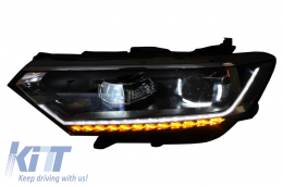 Full LED Фарове , подходящи за VW Passat B8 3G (2014-2019) LED Matrix вид с последователни Динамичен Въртящи се светлини-image-6020609