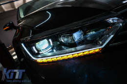 Full LED Фарове , подходящи за VW Passat B8 3G (2014-2019) LED Matrix вид с последователни Динамичен Въртящи се светлини-image-6079123