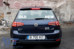 Full LED Задни светлини , подходящи за VW Golf 7 & 7.5 VII (2012-2019) Facelift Retrofit G7.5 Look Динамичен Sequential Въртящи се светлини Dark Черешово черно-image-6043345