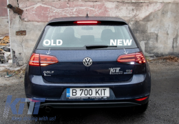 Full LED Задни светлини , подходящи за VW Golf 7 & 7.5 VII (2012-2019) Facelift Retrofit G7.5 Look Динамичен Sequential Въртящи се светлини Dark Черешово черно-image-6043346