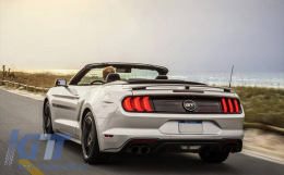 Full LED Задни светлини , подходящи за Ford Mustang VI S550 (2015-2019) Червен с Динамичен последователни Въртящи се светлини-image-6047673