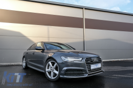 Full LED Фарове подходящи за Audi A6 4G C7 (2011-2018) Facelift Matrix Дизайн Sequential Динамичен Въртящи се светлини-image-6075248