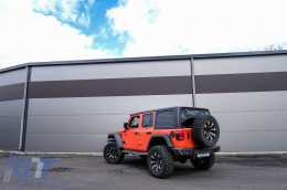 Full LED Задни светлини , подходящи за Jeep Wrangler IV JL/JLU (2018-up) RED с Динамичен стартиране и последователни Въртящи се светлини-image-6080363