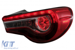 Full LED Задни светлини , подходящи за Toyota 86 (2012-2019) Subaru BRZ (2012-2018) Scion FR-S (2013-2016) с последователни Динамичен Въртящи се светлини-image-6068801