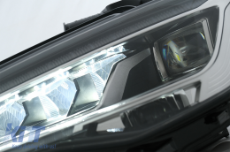 Full LED Фарове , подходящи за Audi A3 8V Pre-Facelift (2013-2016) Надстройка за Халоген с последователни Динамичен Въртящи се светлини LHD-image-6074907