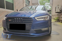 Full LED Фарове , подходящи за Audi A3 8V Pre-Facelift (2013-2016) Надстройка за Халоген с последователни Динамичен Въртящи се светлини LHD-image-6074917