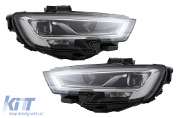 Full LED Фарове , подходящи за Audi A3 8V Pre-Facelift (2013-2016) Надстройка за Ксенон с последователни Динамичен Въртящи се светлини-image-6082475