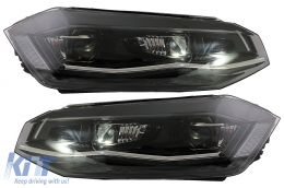 Full LED Фарове , подходящи за VW Polo AW MK6 (2018-2020) с Динамичен стартиране и последователни Въртящи се светлини-image-6082626