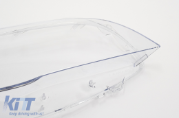 Gafas Lente de faros para BMW Serie 7 F01 F02 2008-2015 Claro Transparente-image-6098364