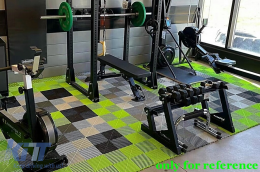 Garage Interlocking Floor Tiles Warehouse Modular Flooring Green-image-6108711