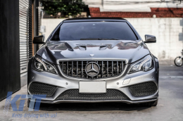 Gitter für Mercedes C207 W207 A207 Facelift 13-17 Coupé Cabrio GTR Look Schwarz-image-6046316