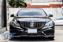 Gitter für Mercedes C207 W207 A207 Facelift 13-17 Coupé Cabrio GTR Look Schwarz-image-6046319