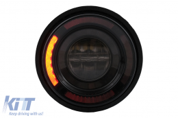 Glohh GL-2X LED Taillights suitable for Land Rover Defender L316 (1990-2016) Smoke Dynamic Sequential Turning Lights-image-6106518