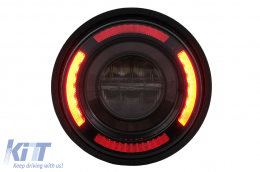 Glohh GL-2X LED Taillights suitable for Land Rover Defender L316 (1990-2016) Smoke Dynamic Sequential Turning Lights-image-6106519