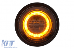 Glohh GL-2X LED Taillights suitable for Land Rover Defender L316 (1990-2016) Smoke Dynamic Sequential Turning Lights-image-6106521