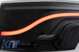 Glohh LED LightBar Taillights suitable for Range Rover Sport L494 (2013-up) GL-5X Smoke High Gloss Black Trim-image-6055866