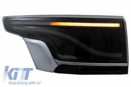 Glohh LED LightBar Taillights suitable for Range Rover Sport L494 (2013-up) GL-5X Smoke Platinum Satin Trim-image-6055875