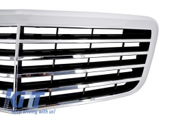 Griglia anteriore per Mercedes Classe E W211 06-09 Facelift Design-image-57071