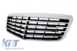 Griglia anteriore per Mercedes Classe E W211 06-09 Facelift Design-image-6018001