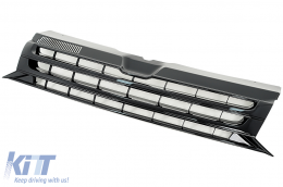 Griglia Calandra debadged per VW T5.1 Facelift Transporter 10-15 nero Grille-image-6050864